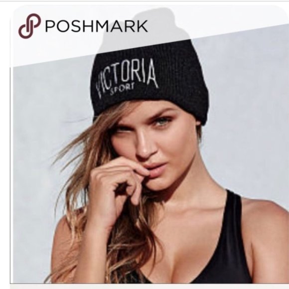 Victoria’s Secret Sport Logo Beanie Hat - Picture 3 of 6